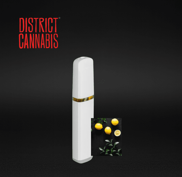 District Cannabis | Disposable Vape Cart | Lemon Drop | 1g | Sativa-Hybrid