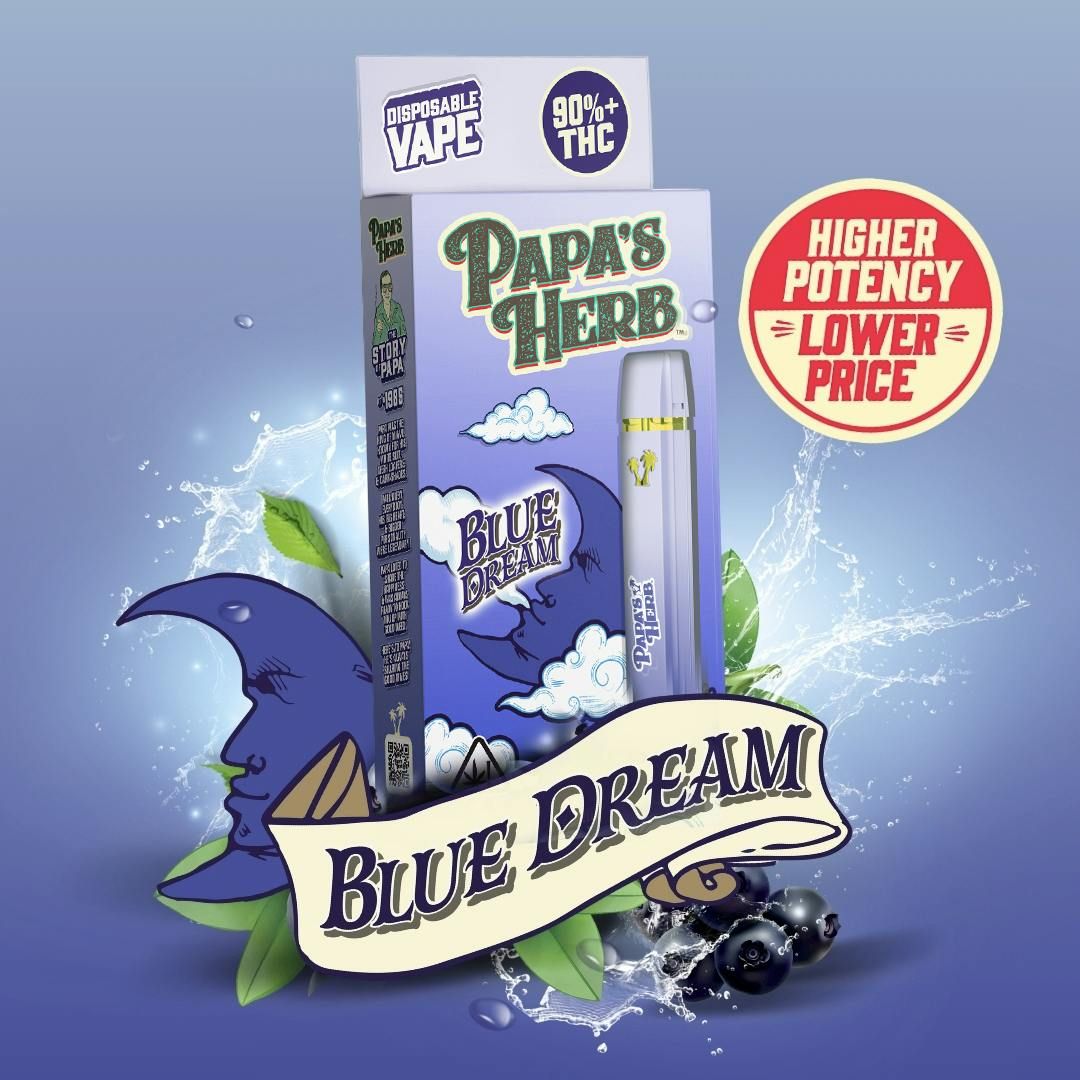 Papa's Herb - AIO Vape - 1g - Blue Dream