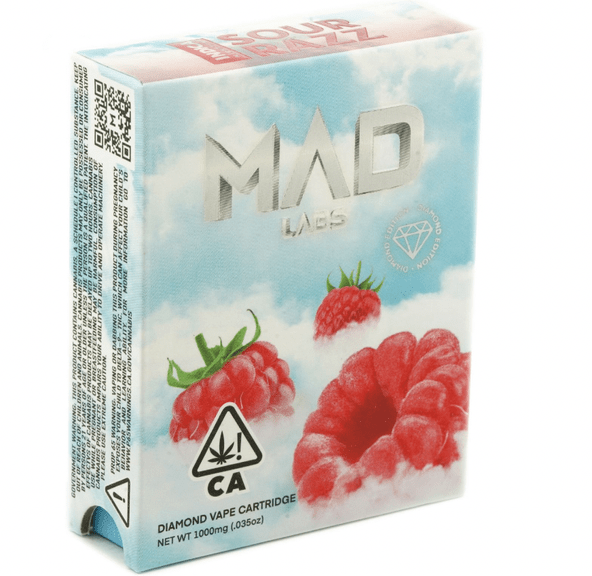 Mad Lab Diamonds 1G 510 Cart Sour Razz