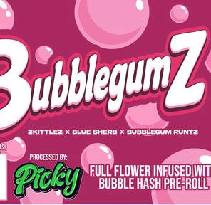 Bubblegum Z - Well Rooted Hash Infused Preroll 1.25g