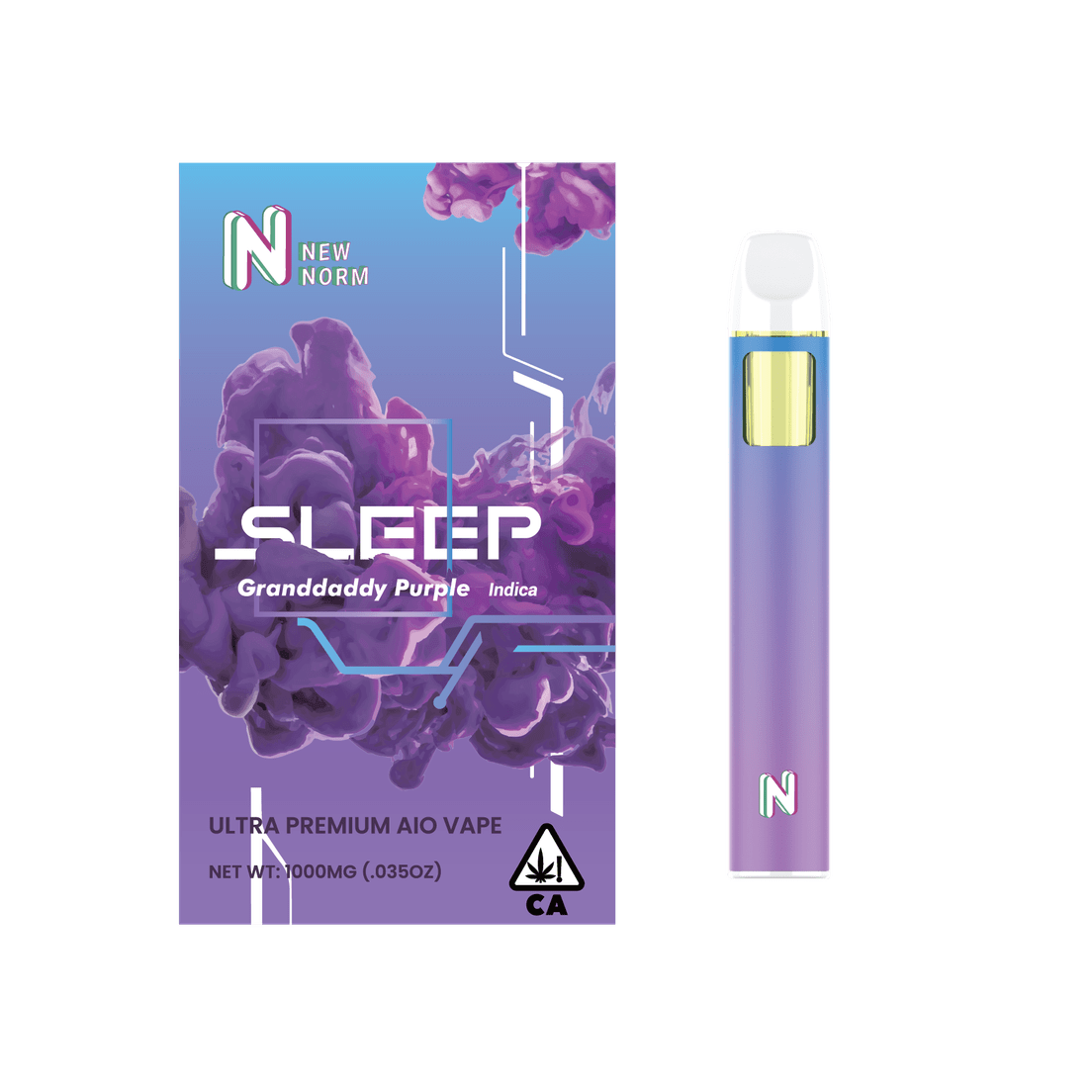 New Normal | AIO Vape | 1g | Sleep | Granddaddy Purple