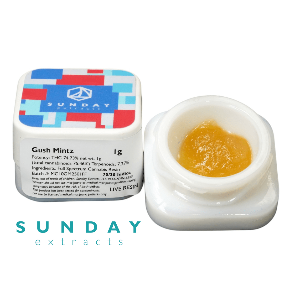 Sunday Extracts - Concentrate - Gush Mintz - 1g
