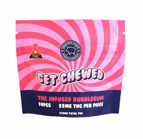 Creator's Choice | Get Chewed | THC Bubblegum | 250mg | $25.00