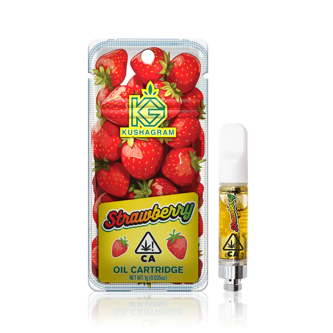KUSHAGRAM Strawberry Premium Cartridge 1g 1.00 g