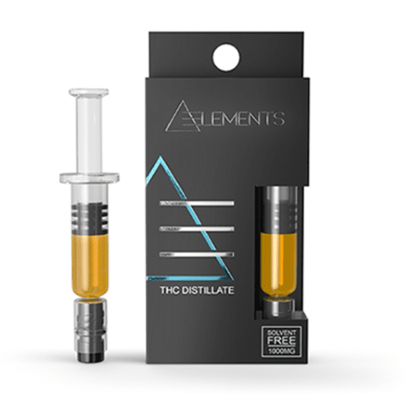 1000mg Distillate Syringe Indica Blueberry by Elements