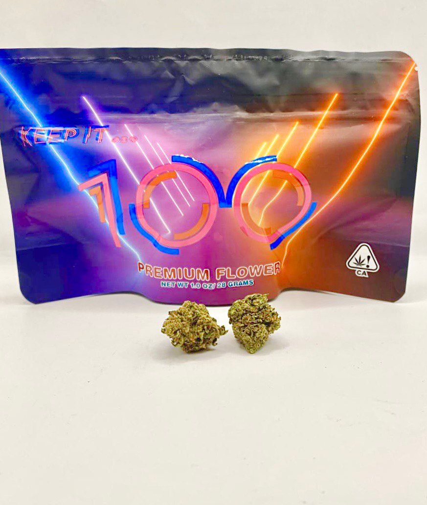 *PRE-ORDER ONLY Deal! $79 1 oz. Blue Cookies (30.08%/Hybrid-Indica Dominant) - Keep it 100