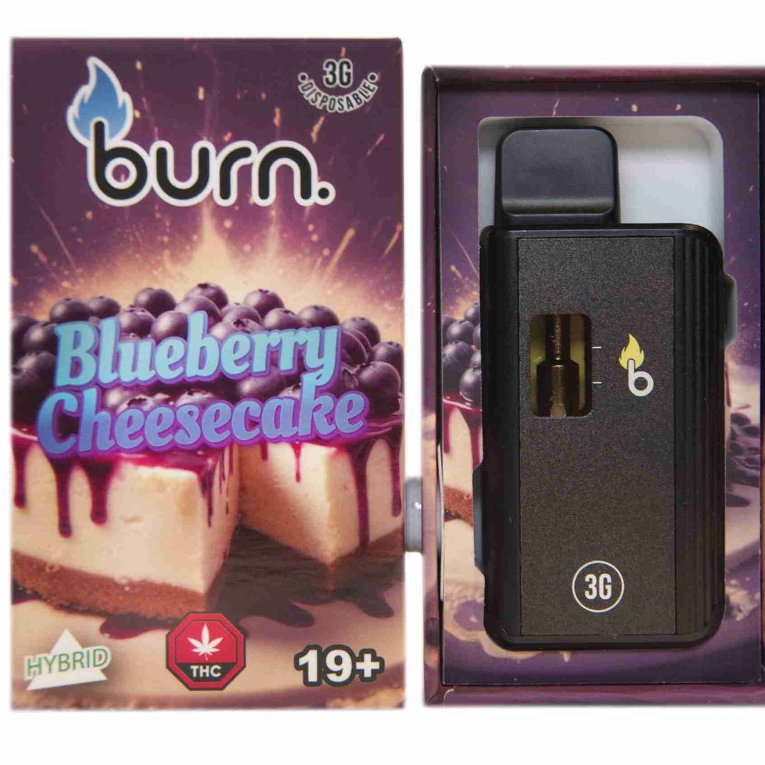 3 Gram Burn Disposable – Blueberry Cheesecake (3 Gram)