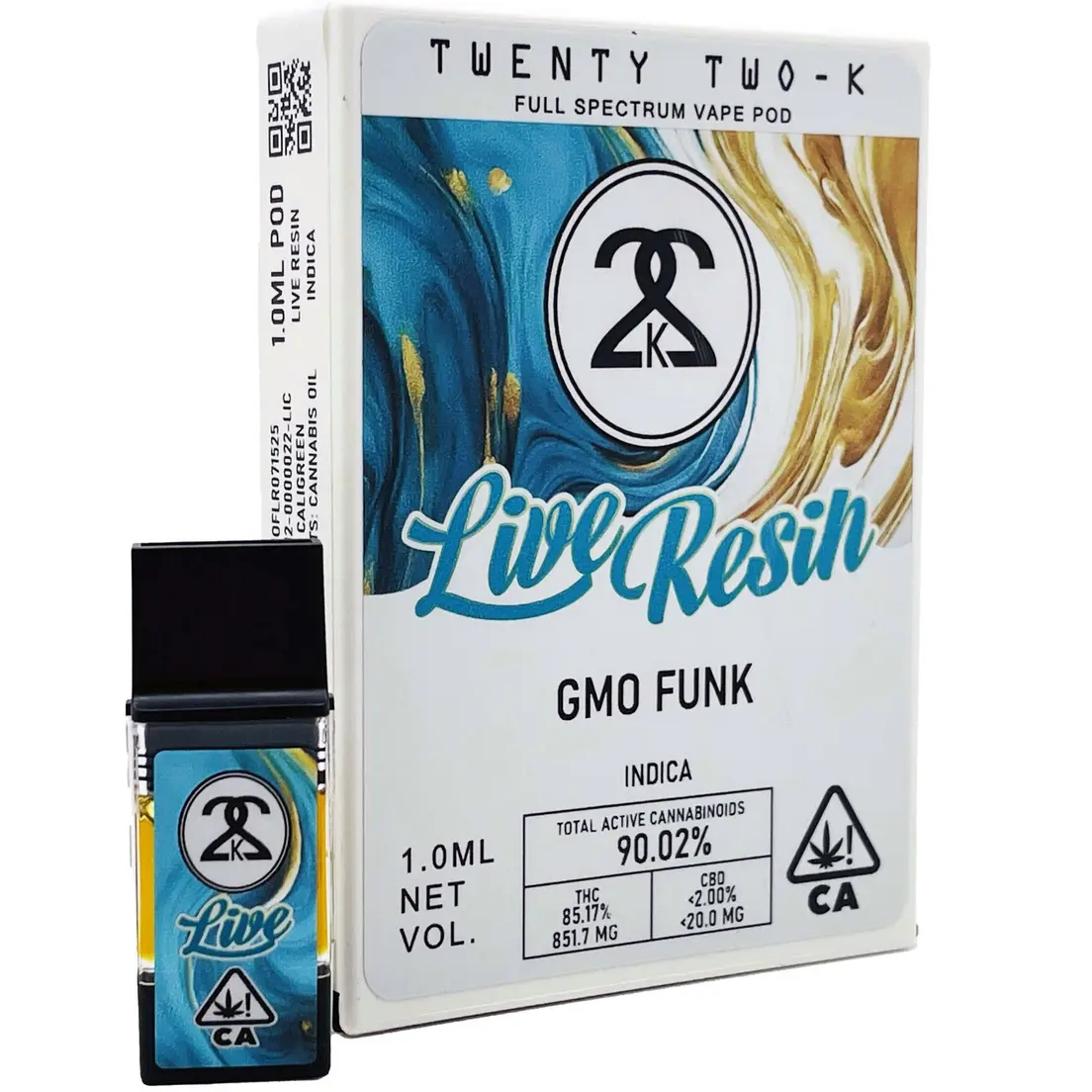 22K - GMO Funk Live Resin Pod - 1g
