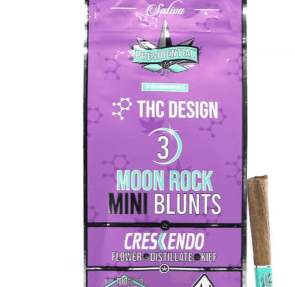 Presidential Pee-Wee Mini Moonrock Blunts (3 pk ) - Crescendo - THC: 40.2%