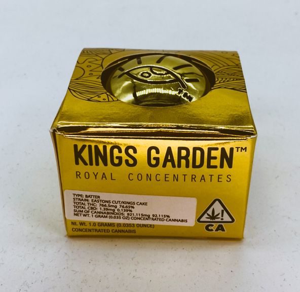 Easton's Cut King's Cake - 1g Live Badder (THC 76%) by King's Garden