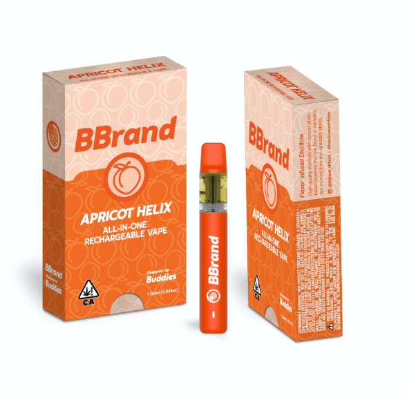 BBrand AIO Vape Apricot Helix 1g