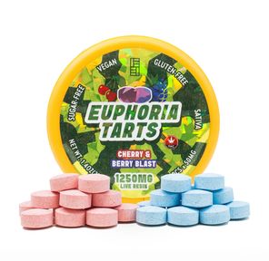 1250mg Sativa Live Resin Cherry & Berry Tarts by Euphoria Extractions (SUGAR FREE, VEGAN FRIENDLY)