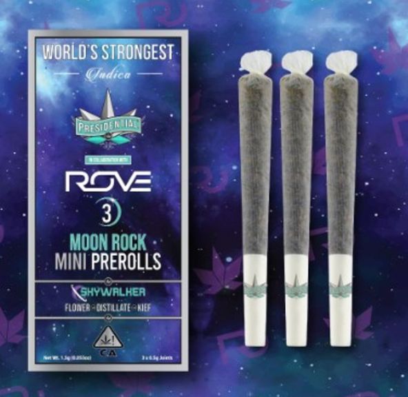 Presidential Moon Rock Mini Preroll 3pk SKYWALKER