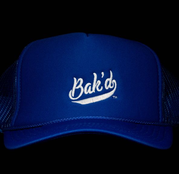 Classic Mesh Trucker Snapback Hat (Royal Blue)