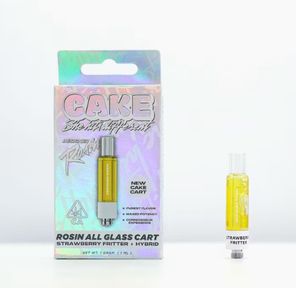 Cake - Strawberry Fritter Rosin Vape Cart 1g