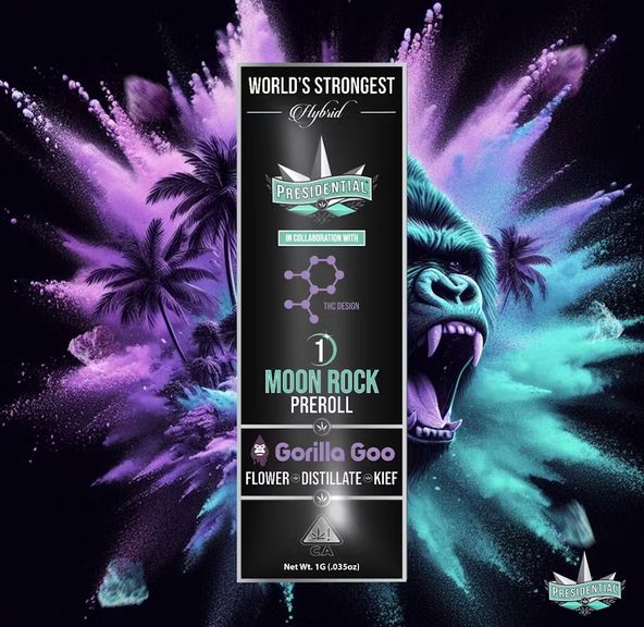 Presidential - Gorilla Goo Moon Rock Preroll 1g