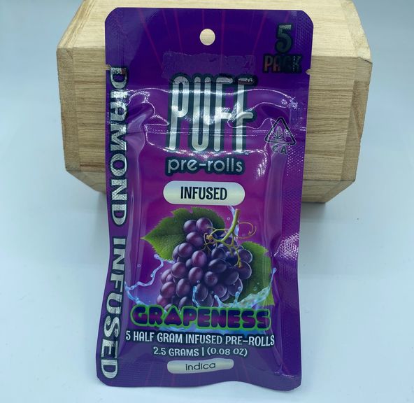 Puff - Grapeness Infused MultiPack Preroll 2.5g 5CT