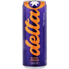 Delta 20mg THC Cannabis Water - Blood Orange Single