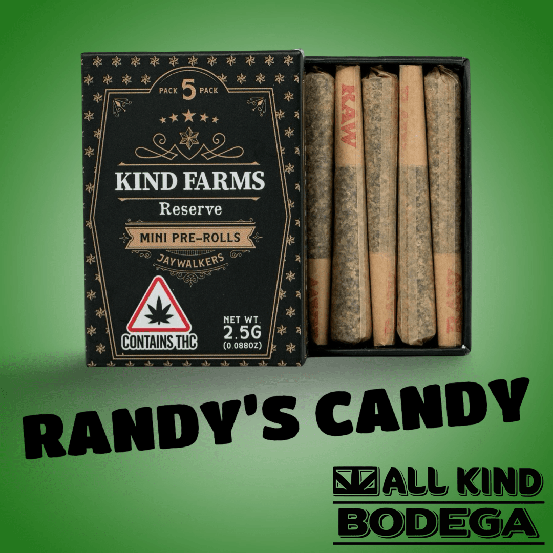Randy's Candy .5g Preroll 5 pack (2.5g total) (@kind_farms)