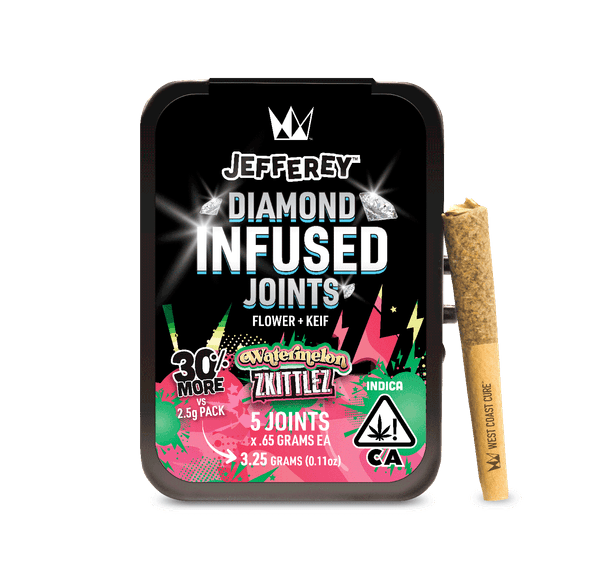 Watermelon Zkittlez - Jefferey Infused Joint .65g 5 Pack