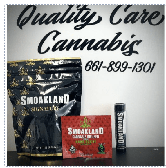 Smoakland Bundle - Chem Cookies - ( 28g of flower , 1 hard candy and 1- .5g preroll ) THC: 36.81%