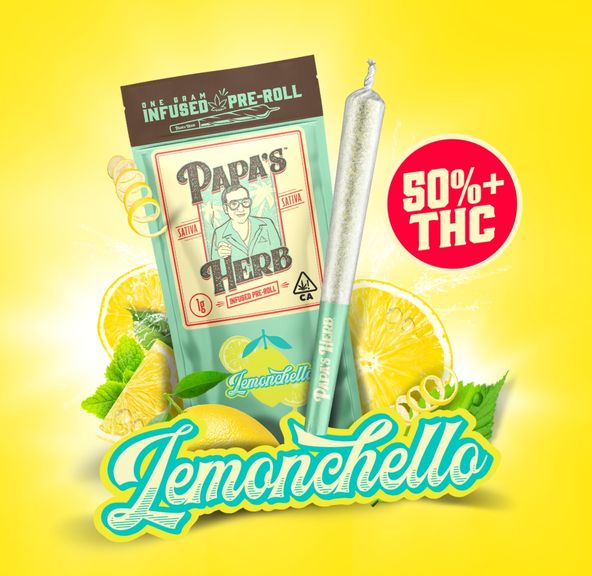 Papa's Herb - Lemonchello Infused Preroll 1g