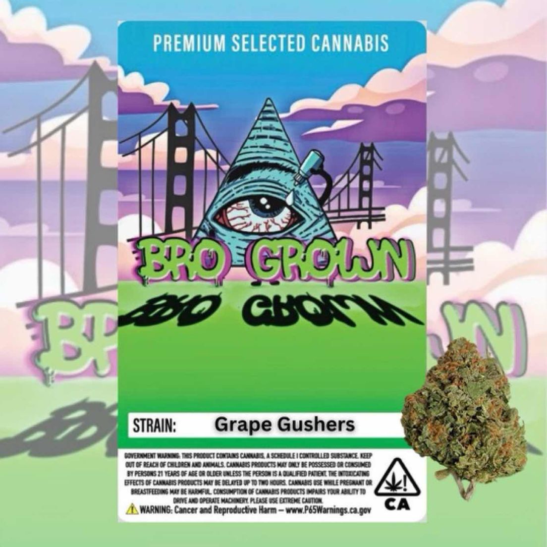 Bro Grown - Grape Gushers 14G - FLOWER