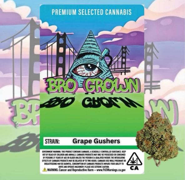 Bro Grown - Grape Gushers 14G - FLOWER