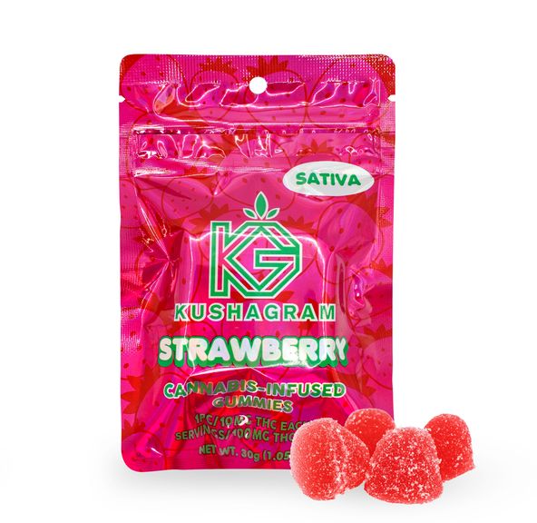 100mg Strawberry Gummies