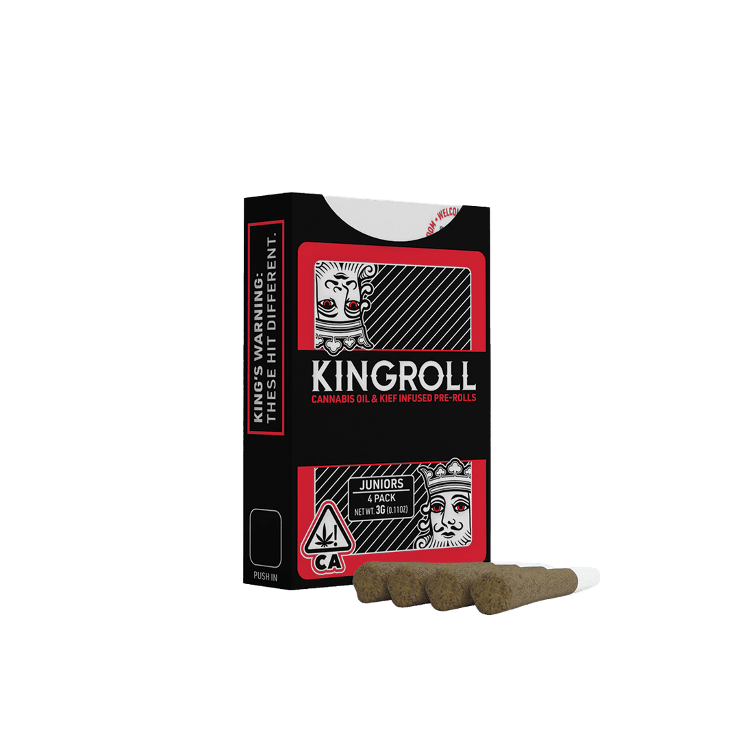 KINGROLL - Juniors - (x4) .75g - 3g - Blueberry x Fire OG