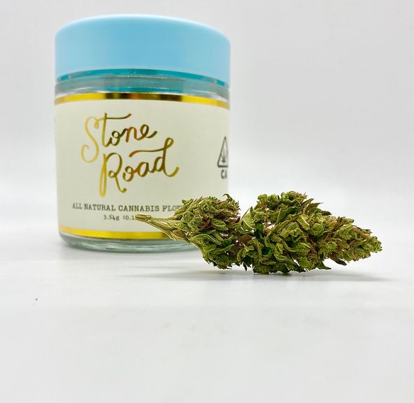 1/8 Sour D (26.26%/Hybrid - Sativa Dom.) - Stone Road