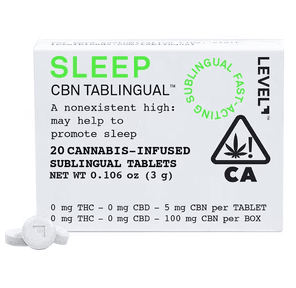 Level Tablingual Sleep CBN 100mg