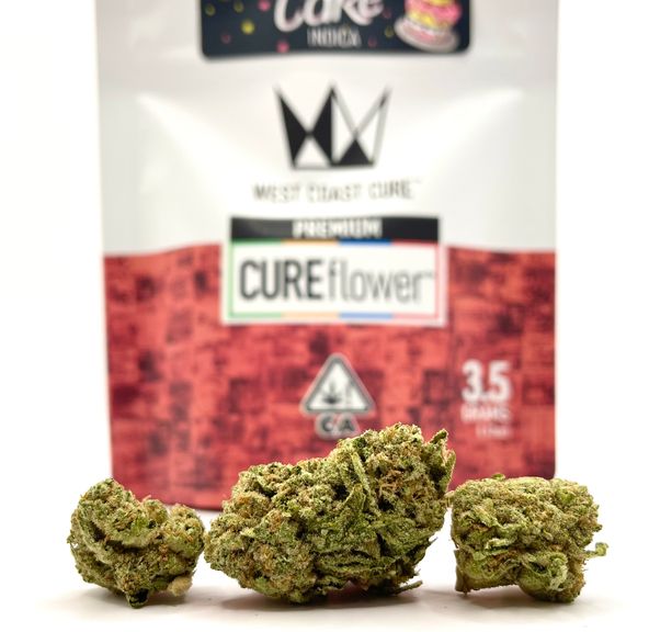 PRE-ORDER ONLY 1/8 Wedding Cake (27.90%/Indica) Premium Flower - West Coast Cure