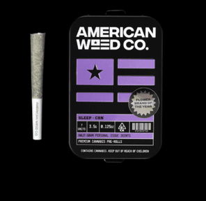 American Weed Co. Infused Pre-roll Pack Lavender Dream CBN 3.5g