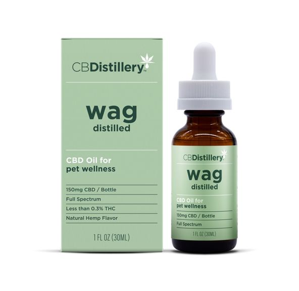 CBDISTILLERY WAG CBD PET OIL 150MG