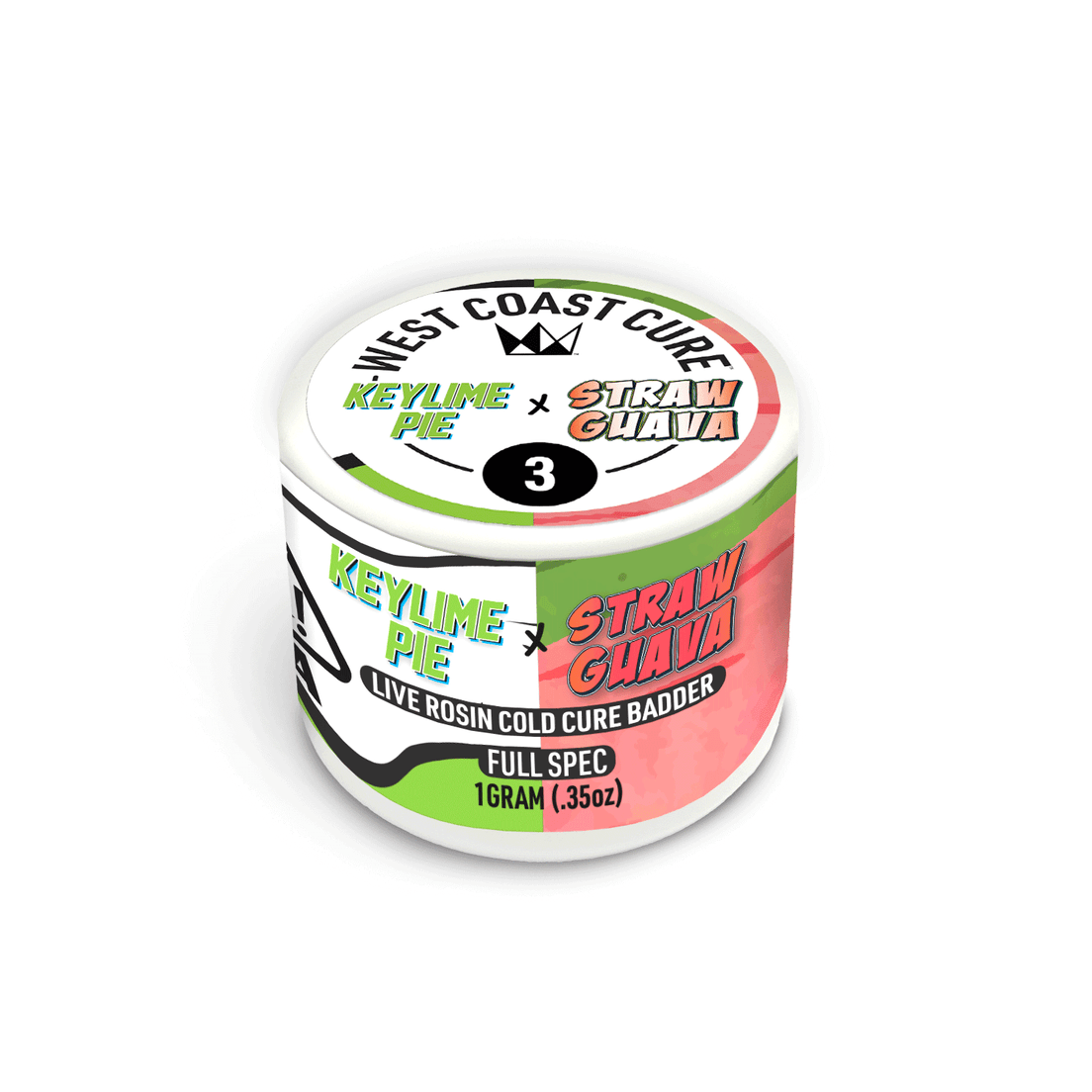 Key Lime Pie x Straw Guava - Live Rosin Cold Cure Badder - T3