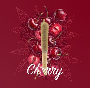1 x 0.5g Infused Sticky Banger Pre-Roll Sativa Cherry by KushKraft