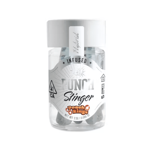 Stinger - Peach Ringz (2.5g) 5 pre-rolls
