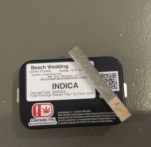 Beach Wedding Green Dynasty 10pk