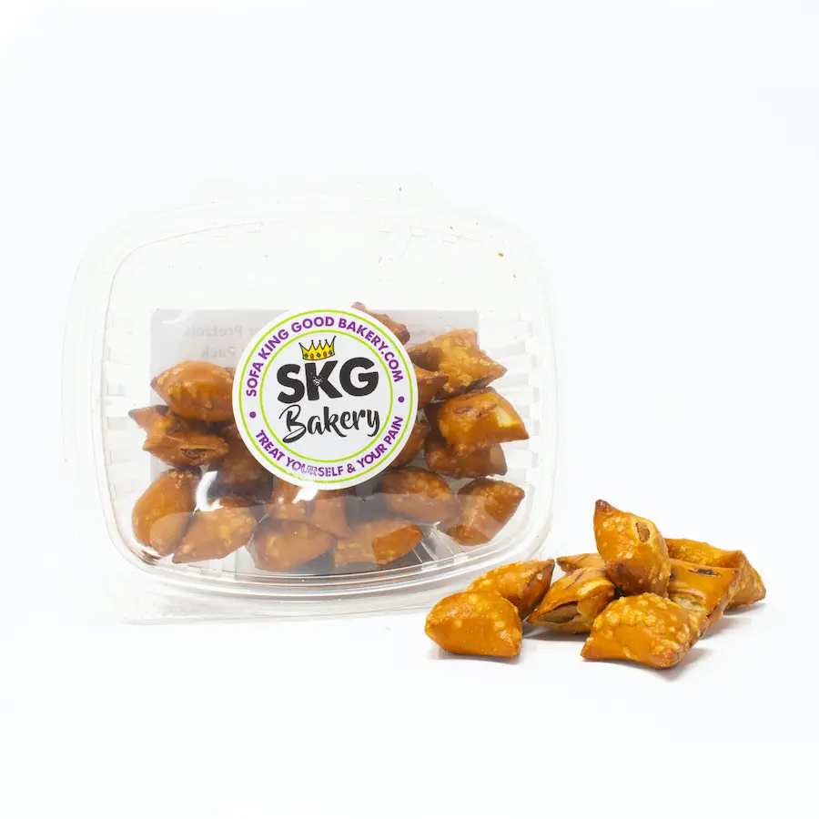 300mg Peanut Butter Filled Pretzels by Sofa King Good Bakery