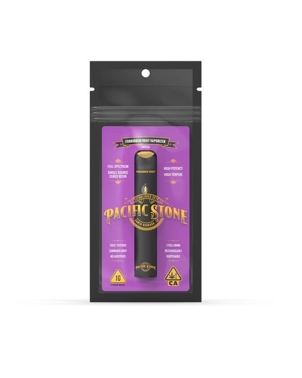 Pacific Stone Full Spectrum Disposable Vaporizer 1.0g Indica Wedding Cake