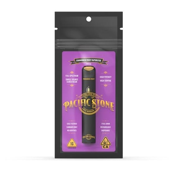 Pacific Stone Full Spectrum Disposable Vaporizer 1.0g Indica Wedding Cake