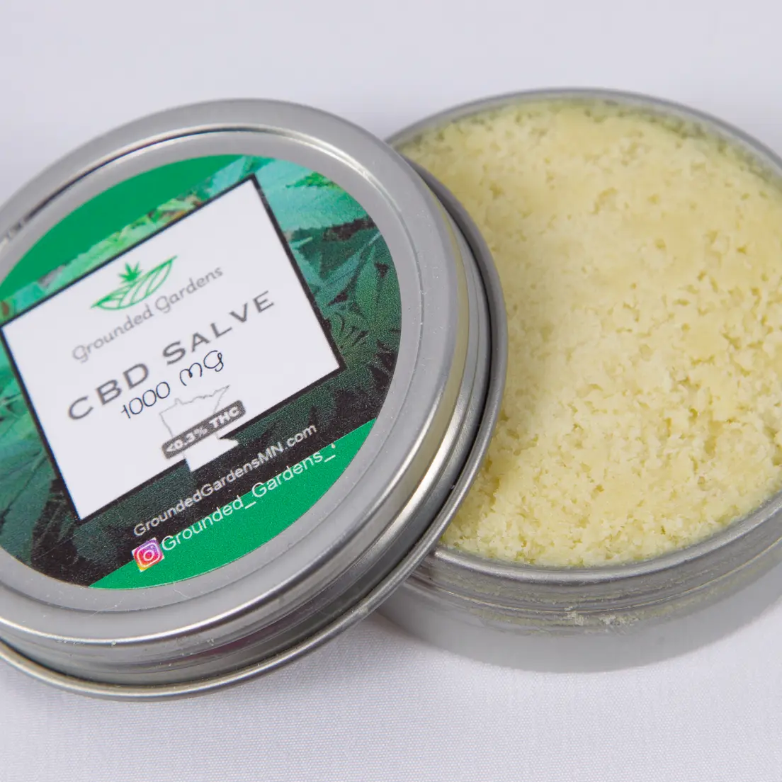 CBD Hemp Helps Salve I Grounded Gardens I 1000mg I 1ct