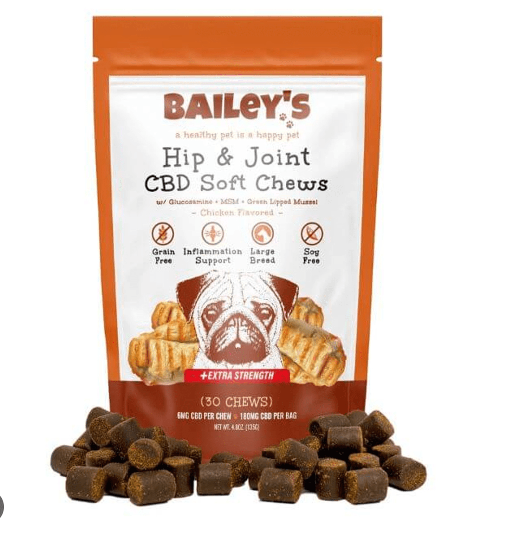 BAILEY'S- CBD SOFT CHEWS 180MG CHICKEN FLAVOR