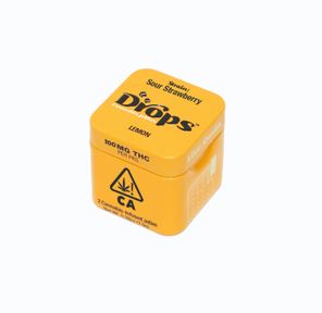 Drops – Lemon 2-Piece (Active) 100mg