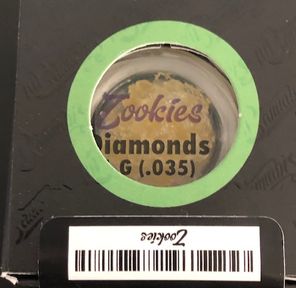 101CC- DIAMONDS 1G- ZOOKIES