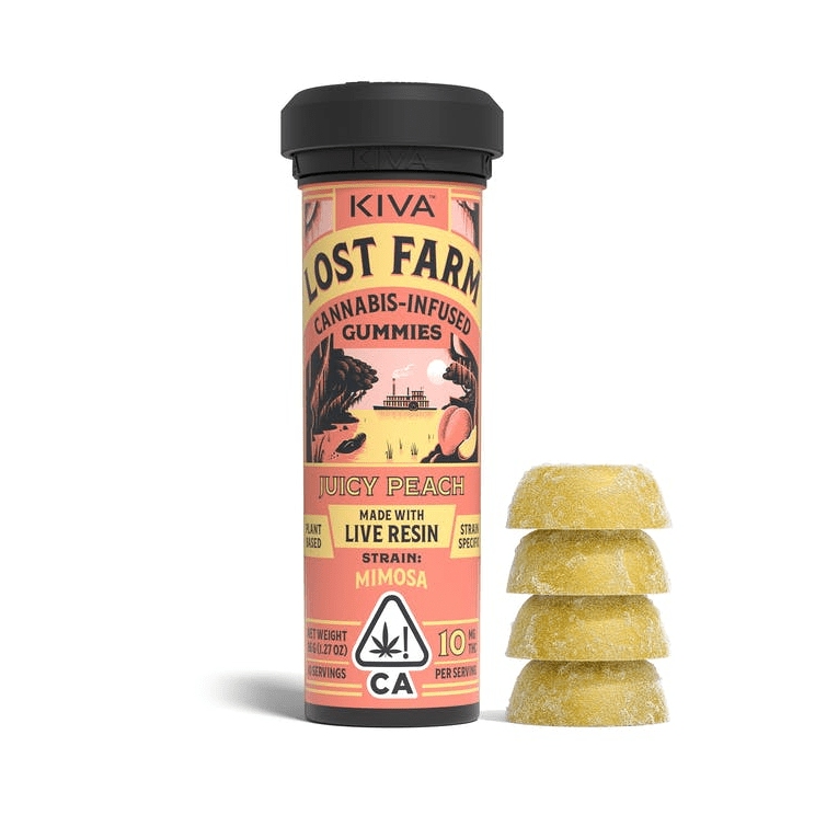 Lost Farm Gummies Juicy Peach 100mg