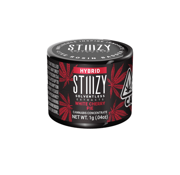 STIIIZY- WHITE CHERRY PIE 1G LIVE ROSIN BADDER