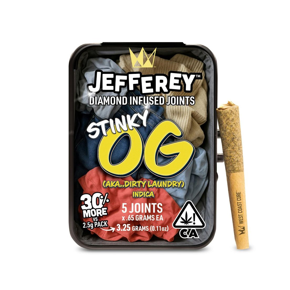 Stinky OG - Jefferey Infused Joint .65g 5 Pack