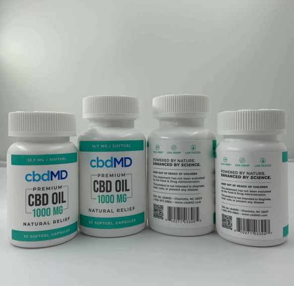 CBDMD|OIL 1000Mg|60 Capsules
